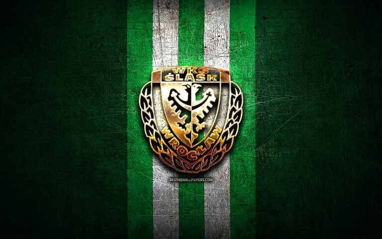 HD-wallpaper-slask-wroclaw-fc-golden-logo-ekstraklasa-green-metal-background-football-wks-slask-wroclaw-sa-polish-football-club-slask-wroclaw-logo-soccer-poland